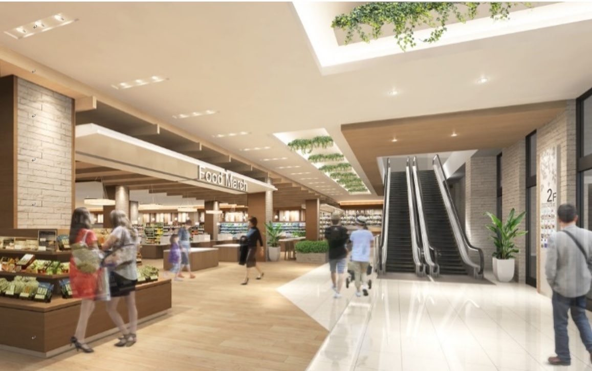 (仮称)稲城小田良ショッピングセンター計画 建物完成予想パース