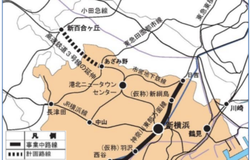 あざみ野〜新百合の延伸区間