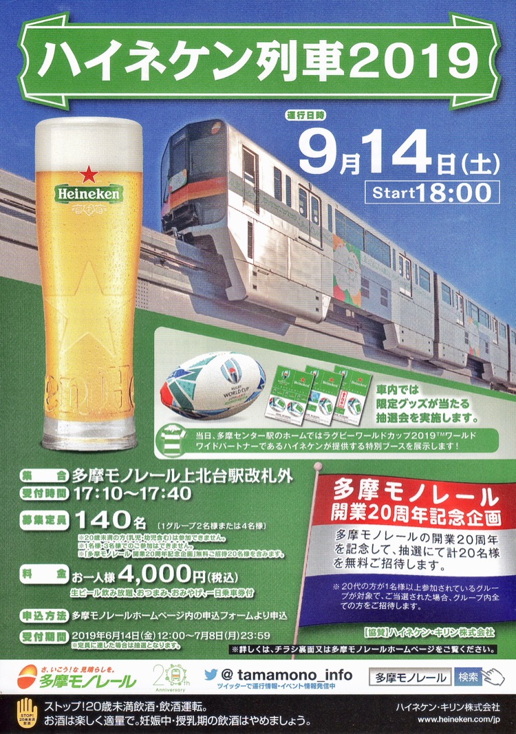 ハイネケン列車2019
