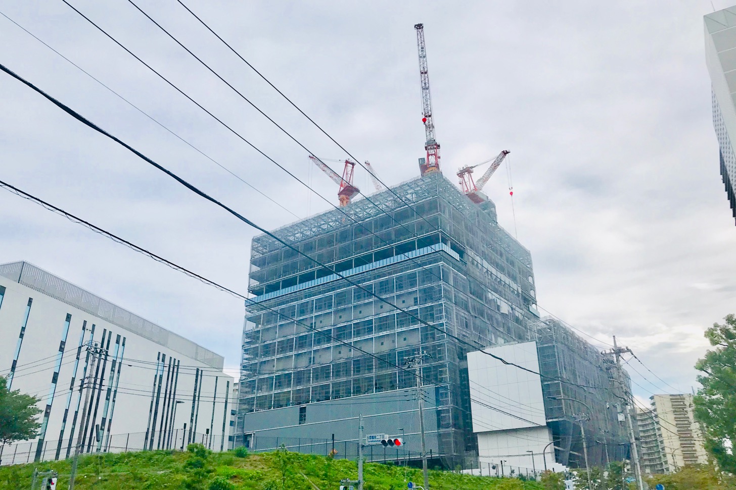 建設中のTELEHOUSE TOKYO Tama5