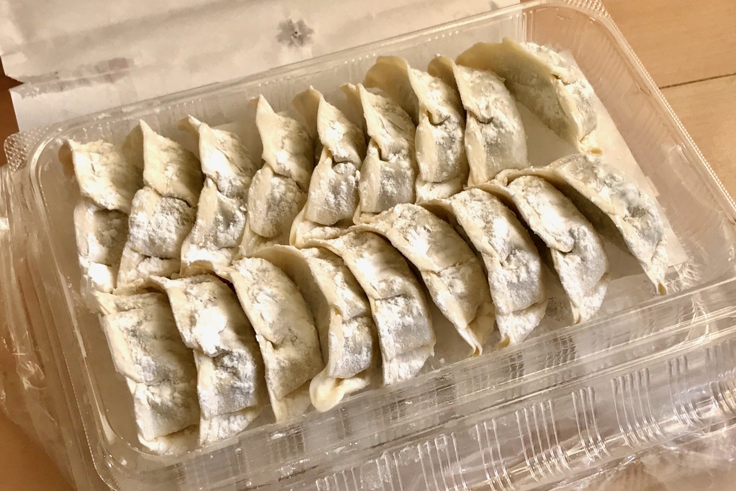餃子の雪松を作ってみた
