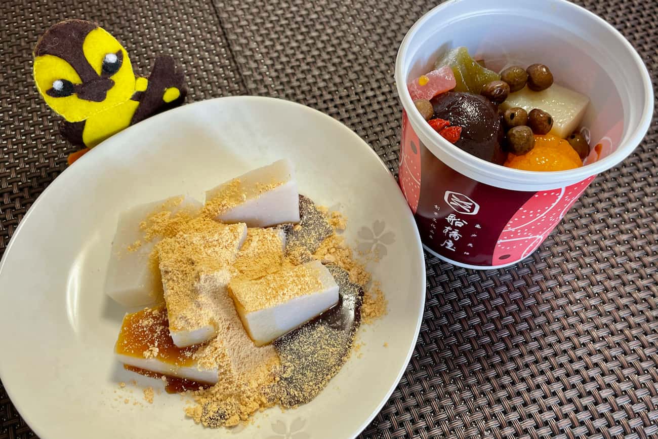 スイーツボックス小田急マルシェ永山店で亀戸「船橋屋」のくず餅が販売