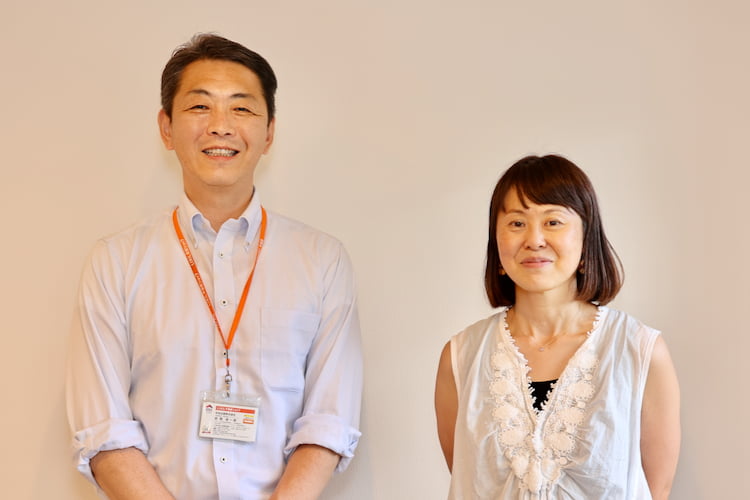 中央企画株式会社の田岡 浩一郎さん(左)と小野澤裕子さん