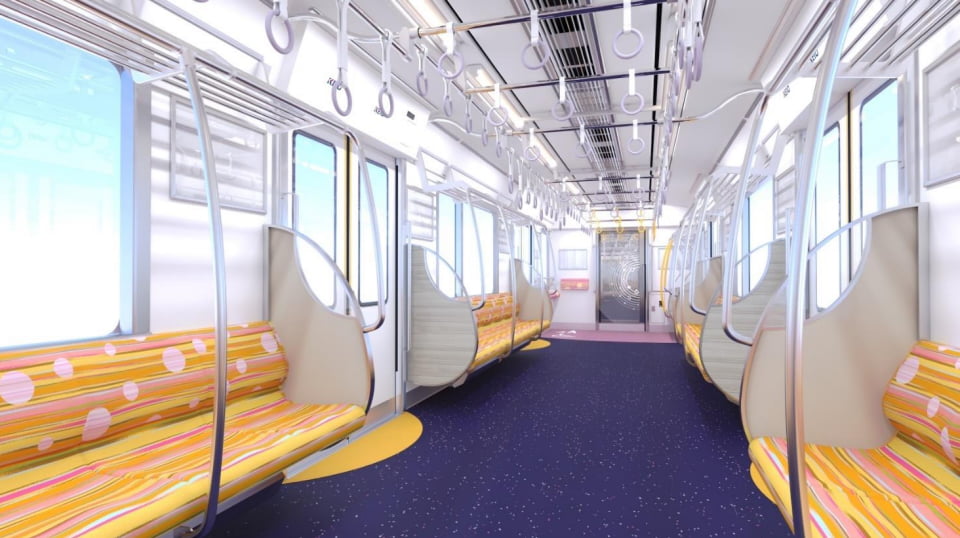 京王線の新型通勤車両「2000系」内観（イメージ）
