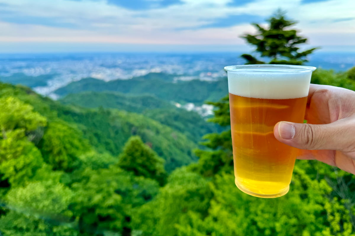 「高尾山ビアマウント」のビール