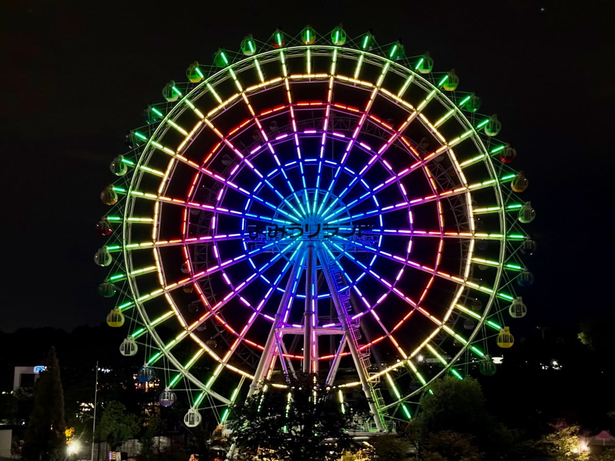 新観覧車「Sky-Go-LAND(スカイゴーランド)」建設の様子(8月19日時点)