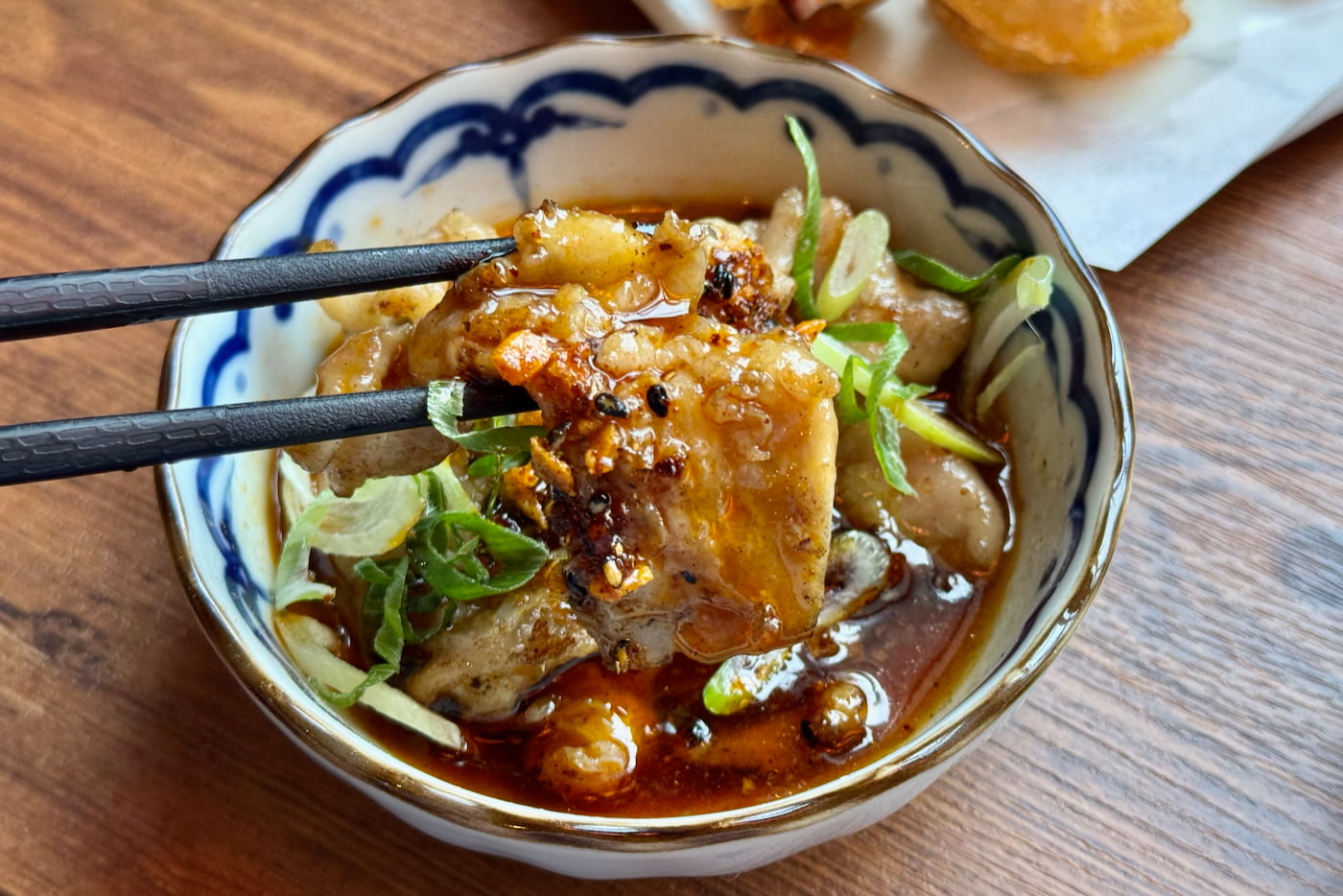 鶏ハラミポン酢