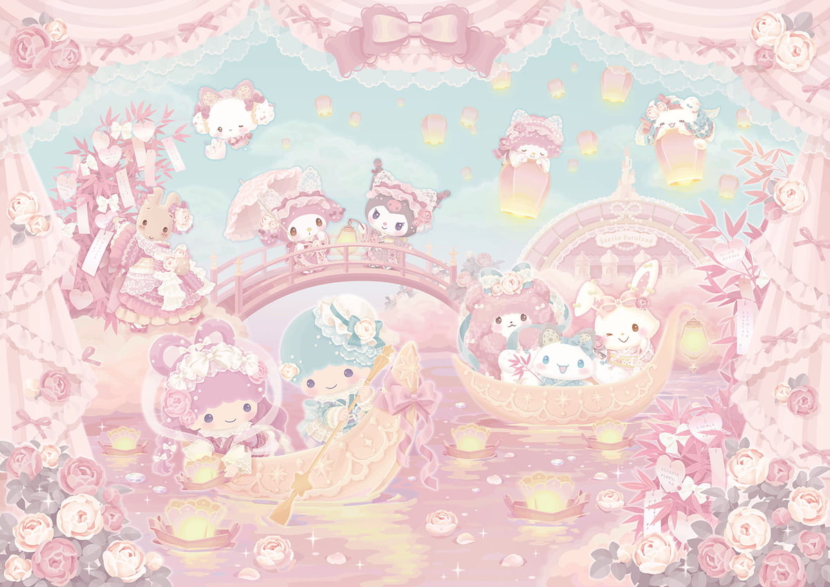 ピューロランドのふわふわかわいい七夕お祭りが6/6(金)から開催！“フレンチガーリー”な世界観に