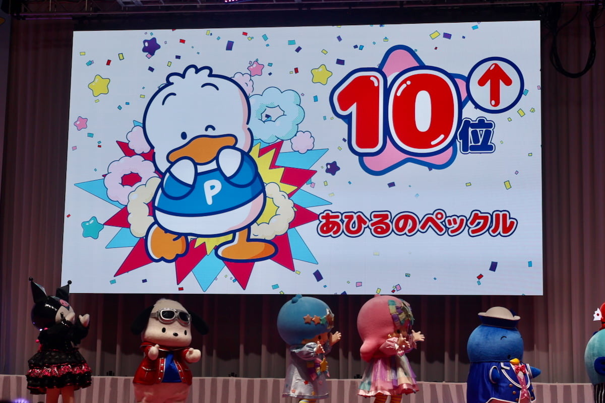 2025年サンリオキャラクター大賞第10位 あひるのペックル(2,032,405票)