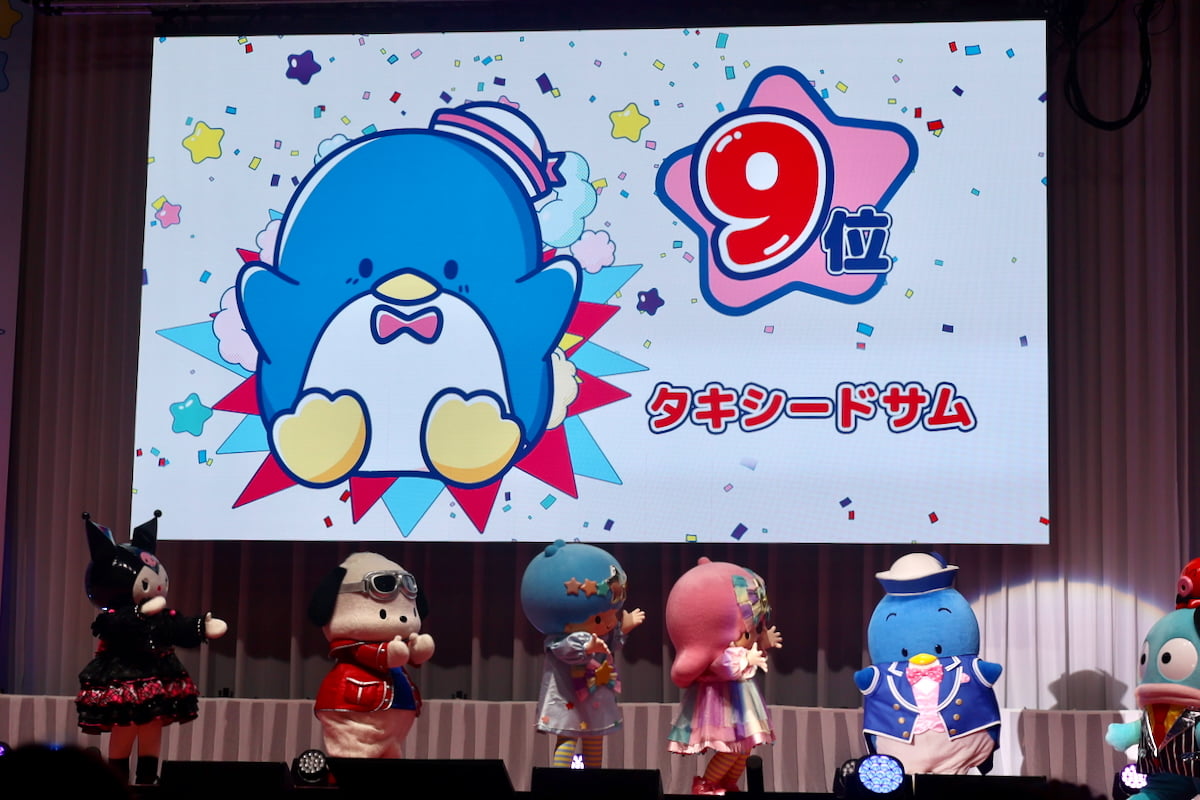 2025年サンリオキャラクター大賞第9位 タキシードサム(2,082,914票)