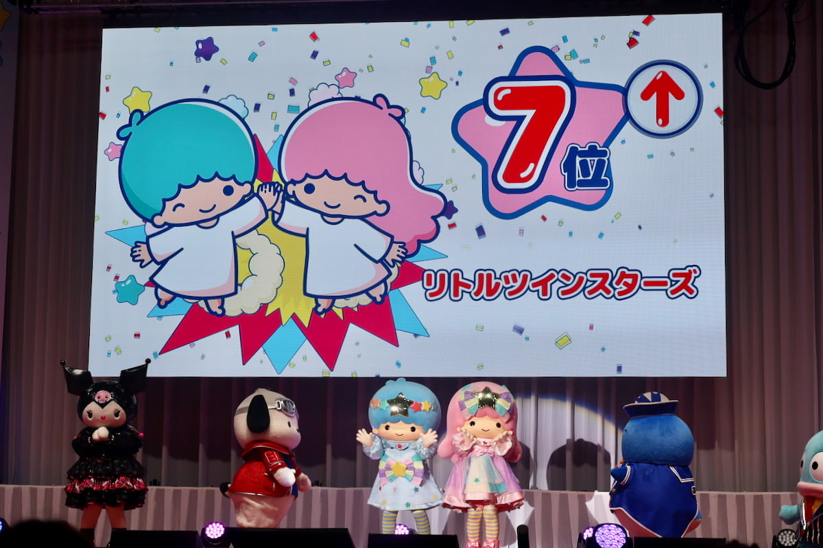 2025年サンリオキャラクター大賞第7位 リトルツインスターズ(2,282,015票)