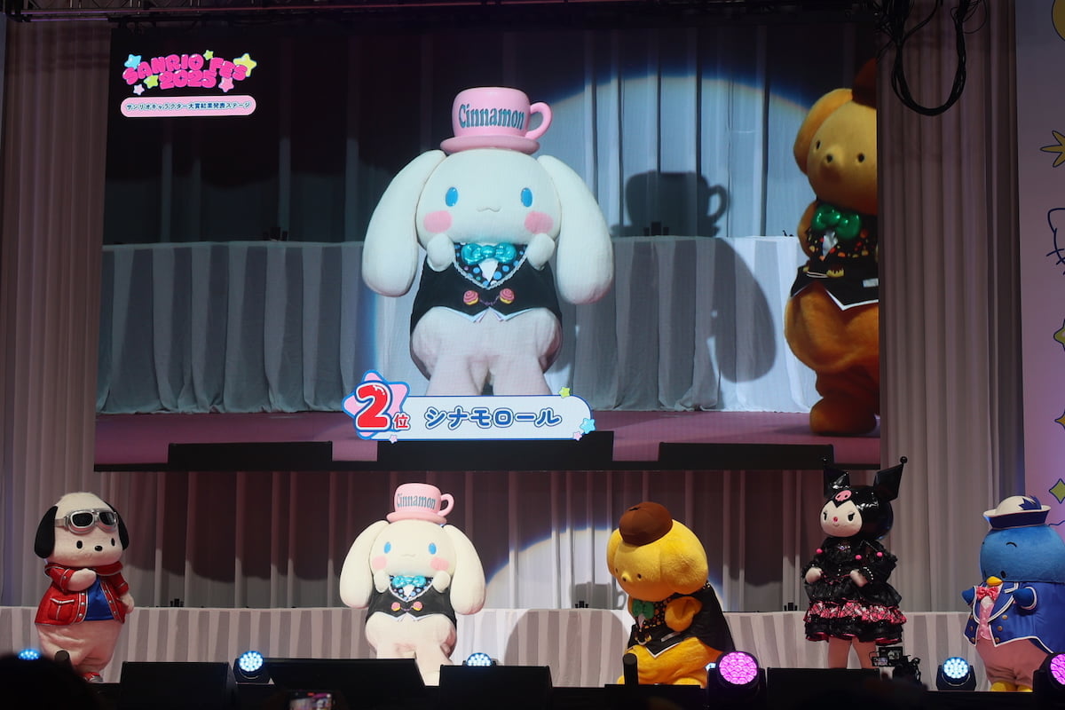 2025年サンリオキャラクター大賞第2位 シナモロール(5,427,983票)