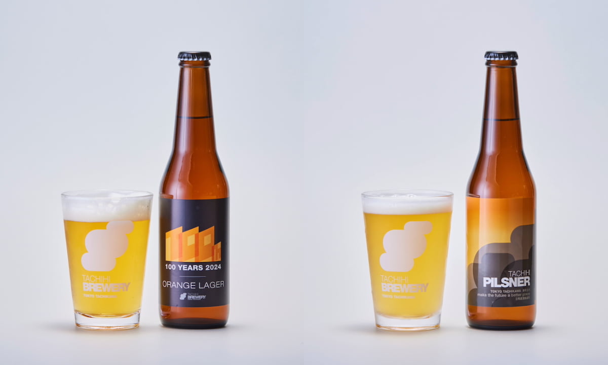ORANGE LAGERとTACHIHI PILSNER