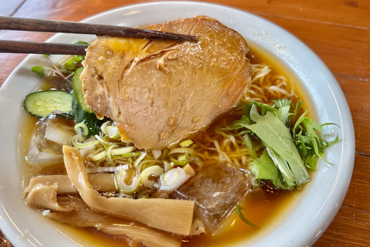 聖蹟桜ヶ丘「濁酒本舗てじまぅる」「山形冷やしラーメン 正油」