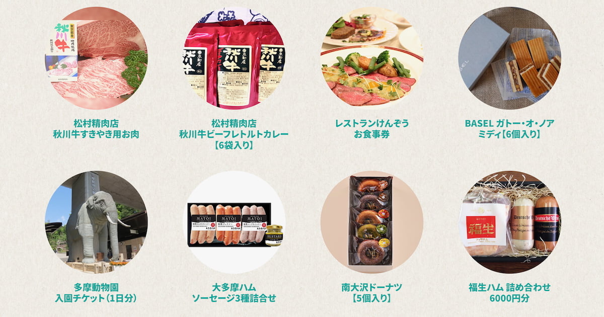 ライドアラウンド in 東京多摩2025がスタート！ポイントを集めて豪華賞品をゲット！賞品の一部