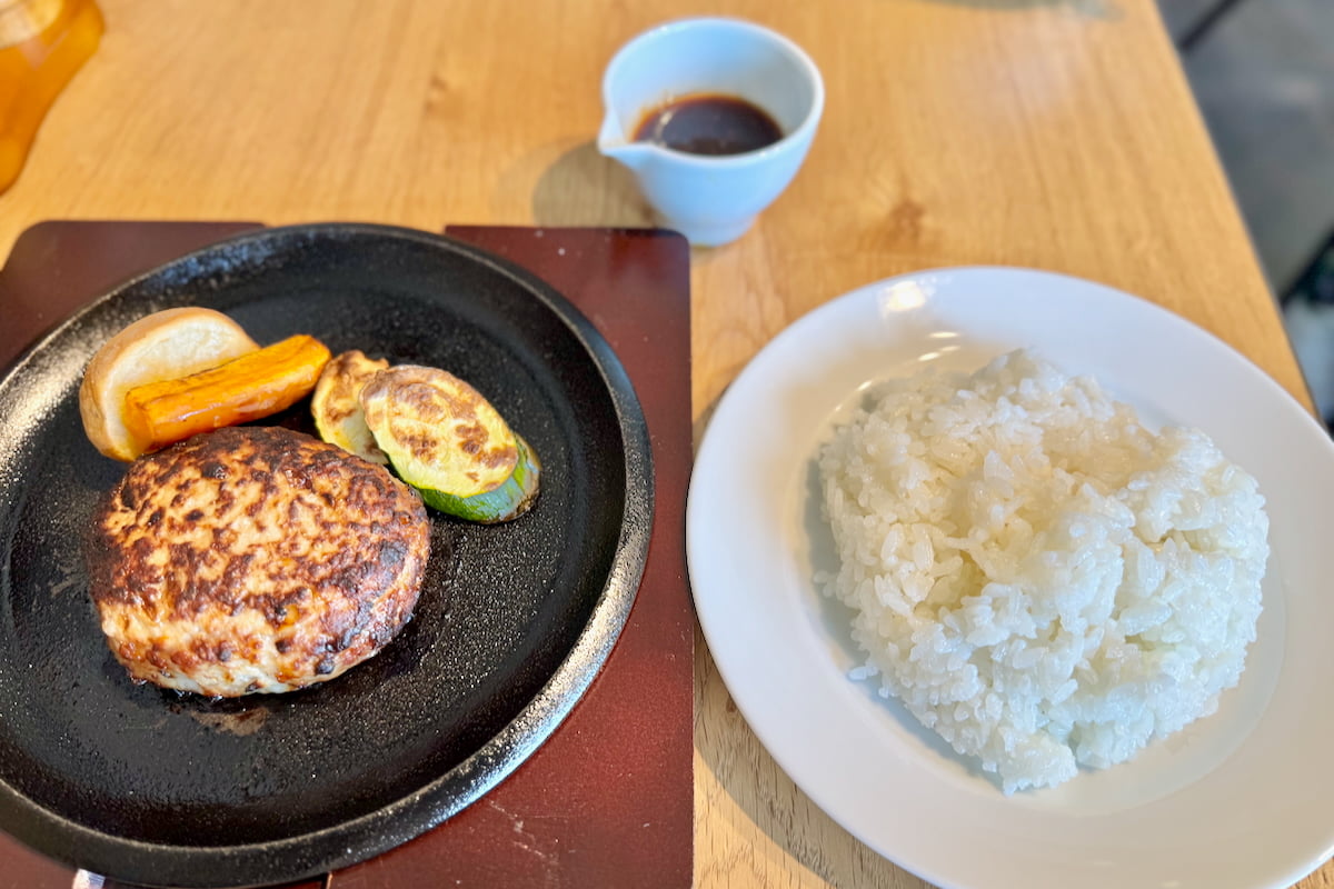 「PORK.M(ポークエム)」ハンバーグセット