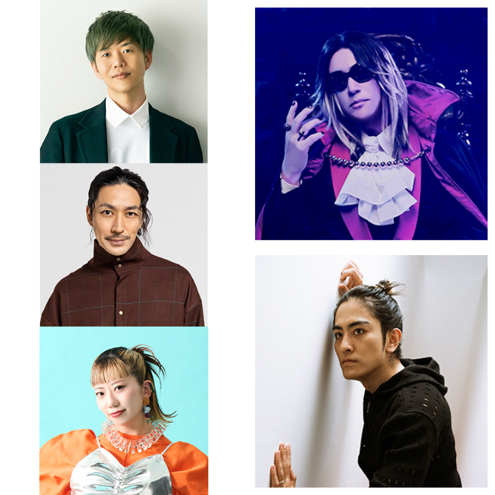 杉原邦生さん、TAKAHIROさん、akaneさん、Revoさん、千葉大樹さん