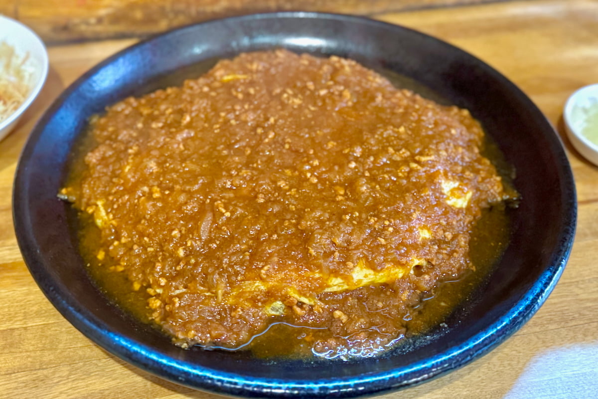 かれんどのキーマカレーオム