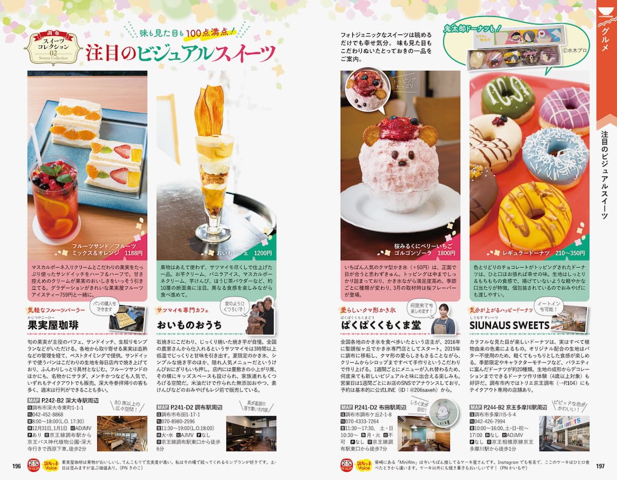 地球の歩き方 調布市 スイーツ、かき氷