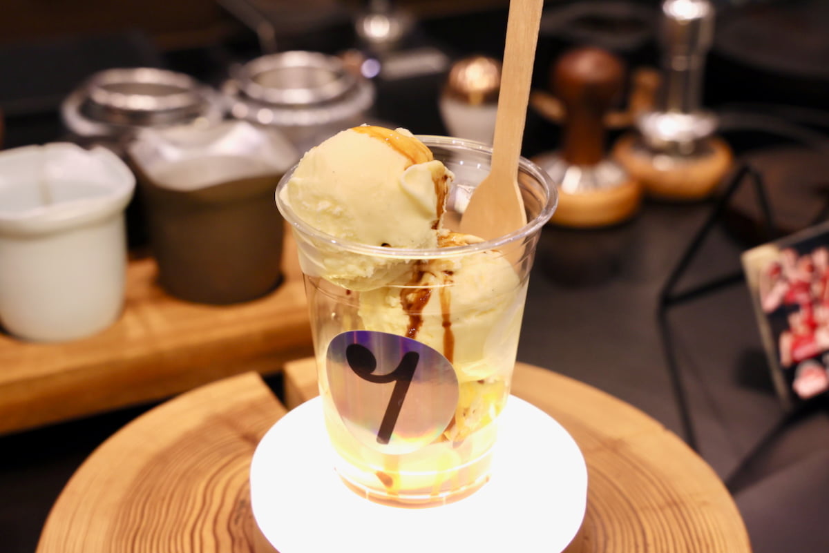 デカフェの「アフォガード」