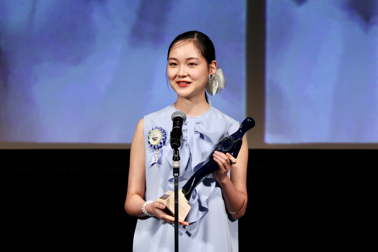 中野有紗さん（最優秀新進女優賞）