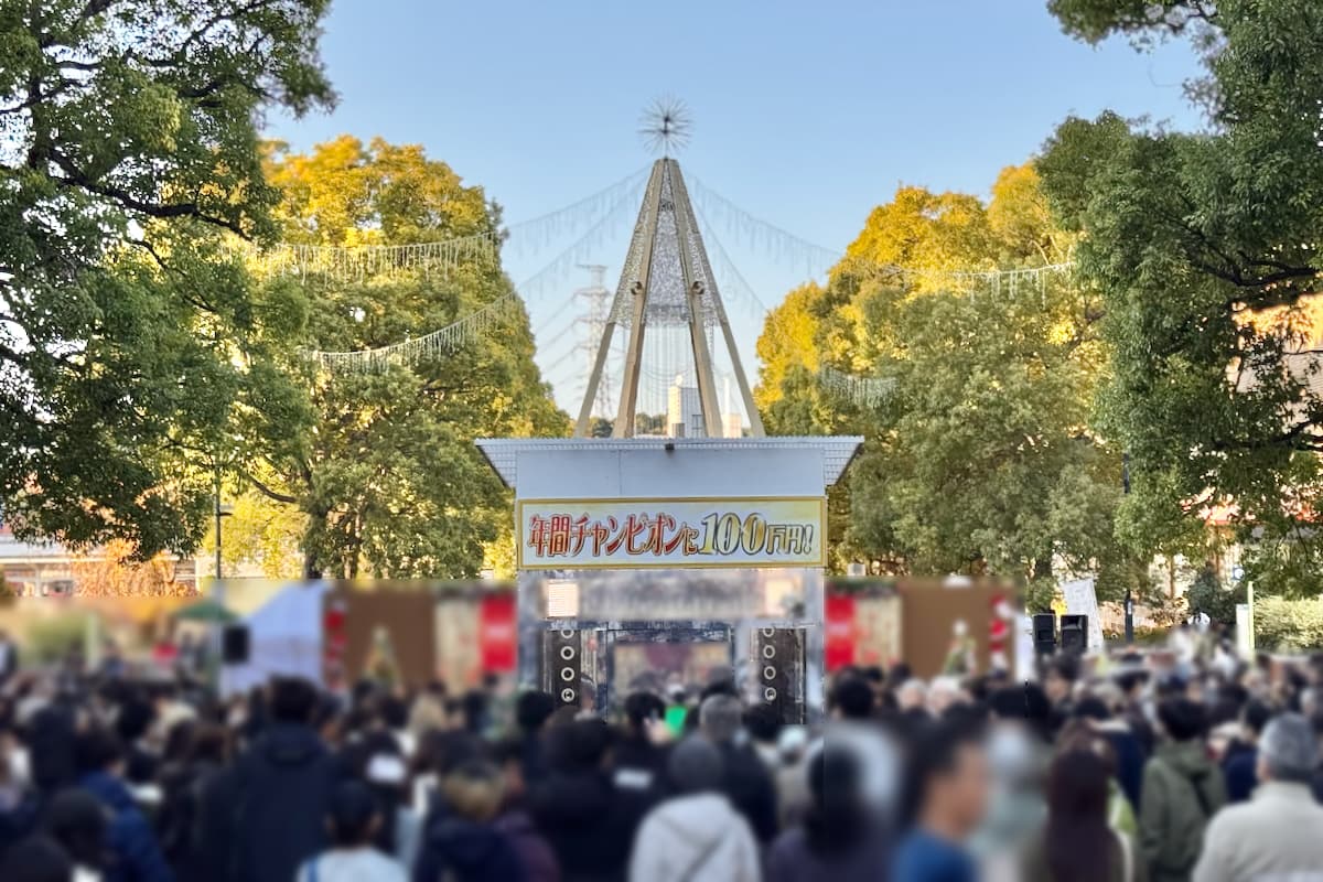 多摩センターで収録されたTBS「モニタリング」透明カラオケBOXファイナルは多摩センター「パルテノン大通り」で公開収録！年間王者が決定