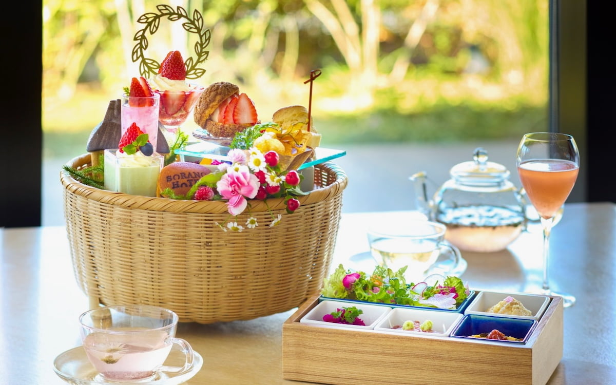 立川「ソラノホテル」で和のアフタヌーンティーが1/19(月)からスタート！完熟“立川産いちご”を味わい尽くす