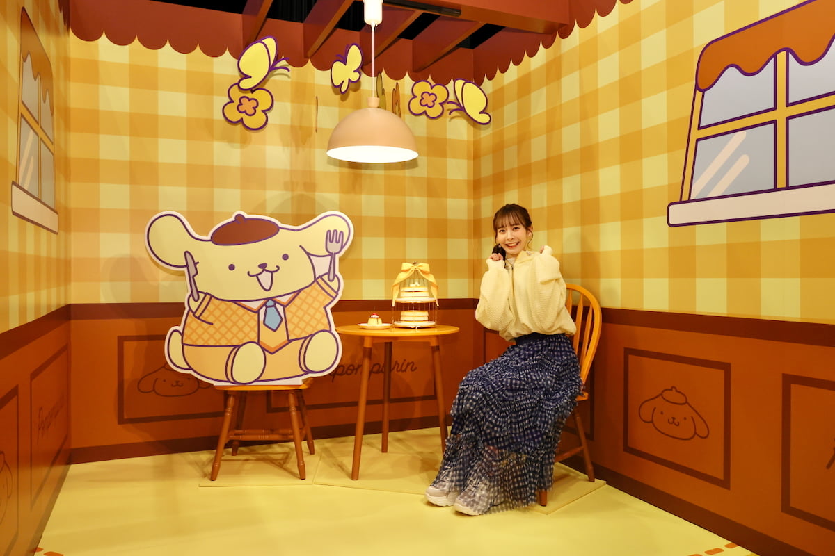 「推し色キャラルーム」が楽しめる「カラフルピューロランドハウス」ポムポムプリン