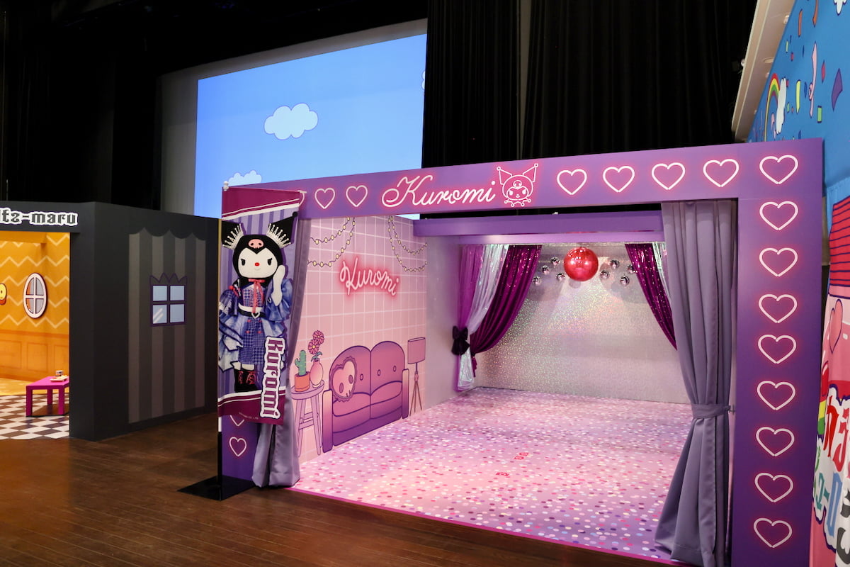キラキラ★クロミルーム スペシャルグリーティング（※有料・事前予約制）」のブース。