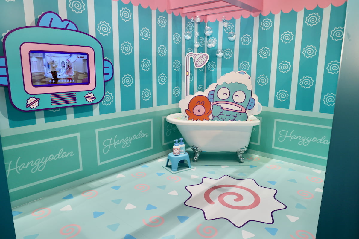 「推し色キャラルーム」が楽しめる「カラフルピューロランドハウス」ハンギョドン