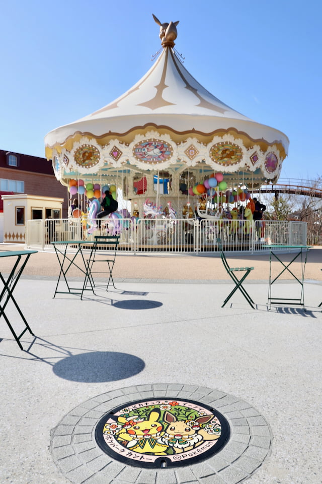 カヤツリタウン内に「ポケふた」が設置