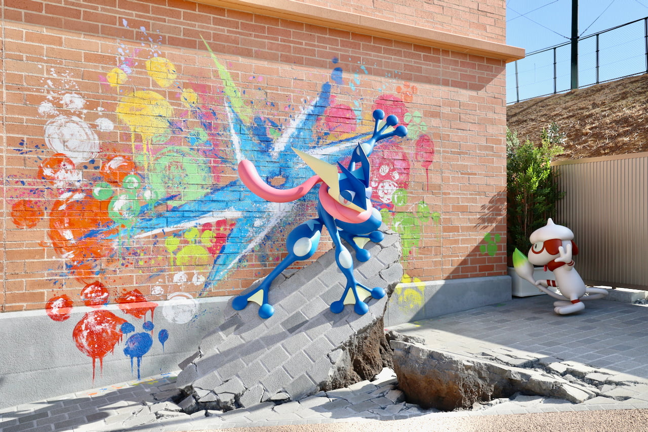 「ゲッコウガ」と「ドーブル」