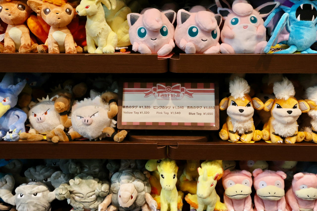 ポケモンだいすきショップ オリジナルグッズ　ポケモンぬいぐるみ