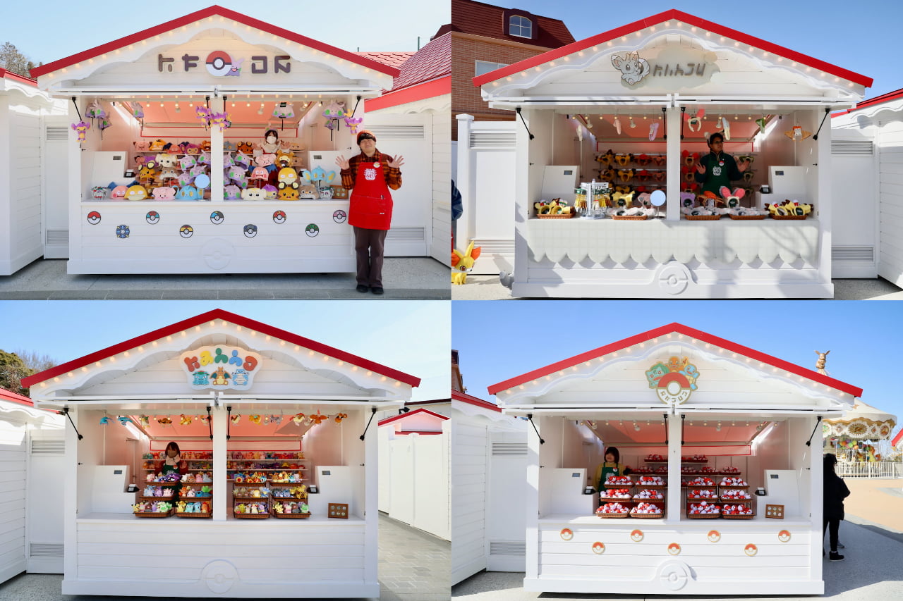 ポケモントレーナーズマーケットの各ワゴン