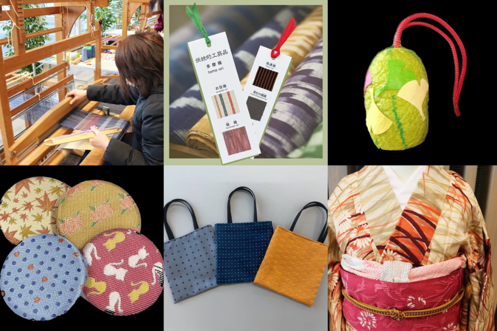 「千百年を紡ぐ八王子織物展」東京たま未来メッセ 無料のワークショップ