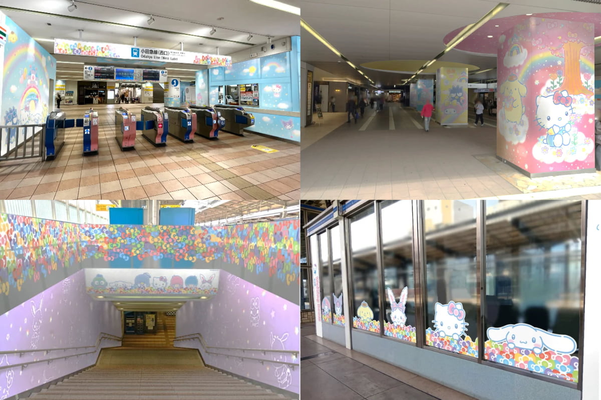 小田急多摩センター駅がサンリオの“ゆめかわいい”空間に！内装全面リニューアルへ© 2026 SANRIO CO., LTD. APPROVAL NO. P170109-1