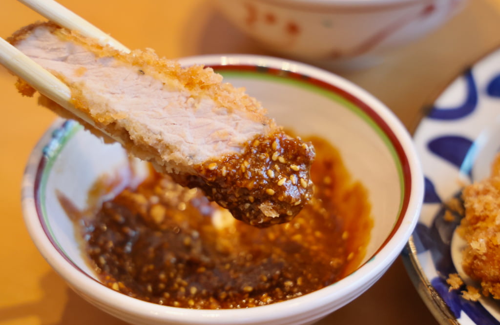 一番人気の「熟成180gロースカツランチ」を食べてみた