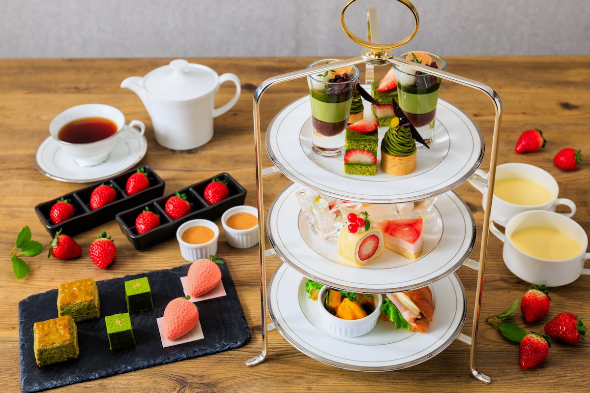 ホテル日航立川 東京で平日限定「苺と抹茶のアフタヌーンティー」が3/9(月)からスタート！