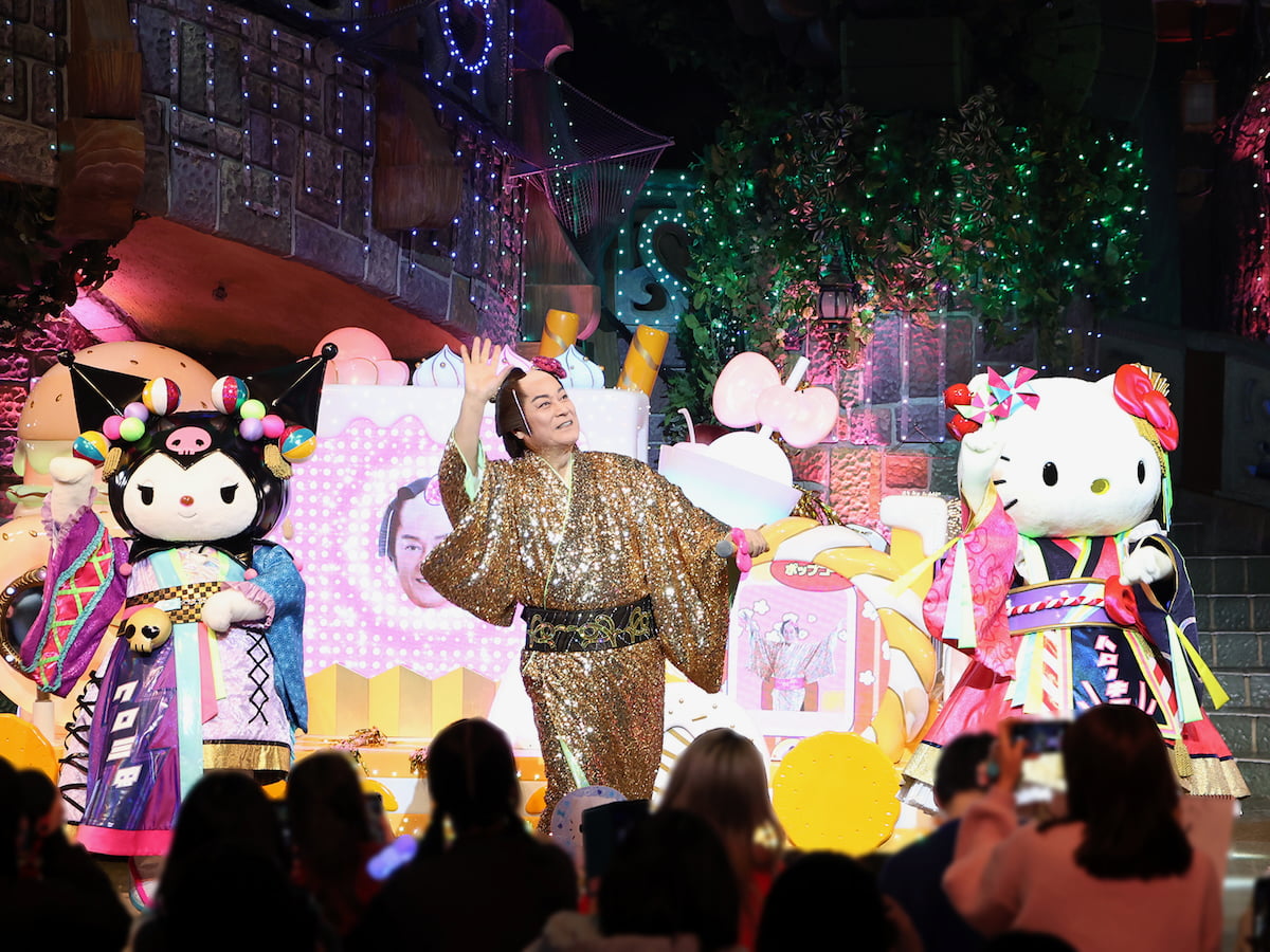 松平健さんがサンリオピューロランドに初登場して「マツケンサンバⅡ」を披露！当日の様子が公開されました