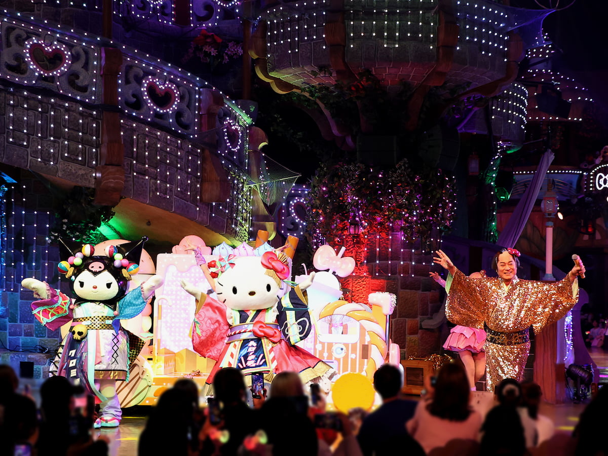 松平健さんがサンリオピューロランドに初登場して「マツケンサンバⅡ」を披露！当日の様子が公開されました