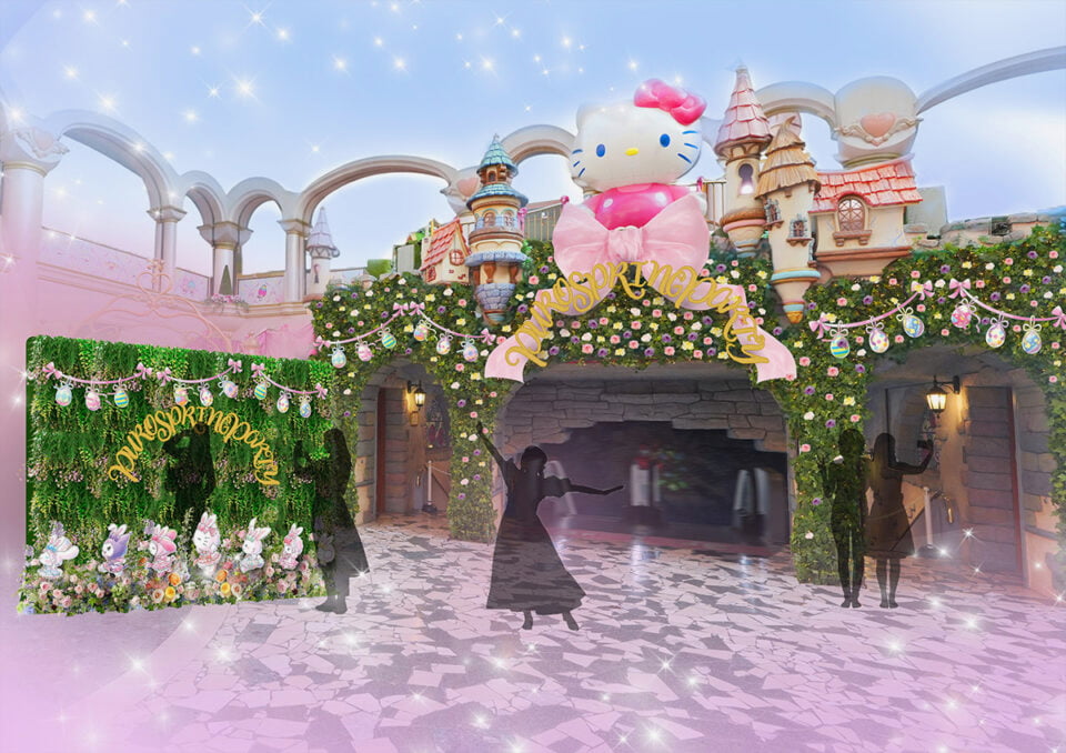 パステルカラーが映える春限定フォトスポットも