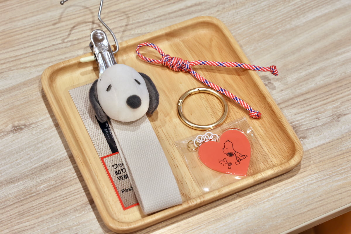 スヌーピーのマスコットタグワークショップを体験