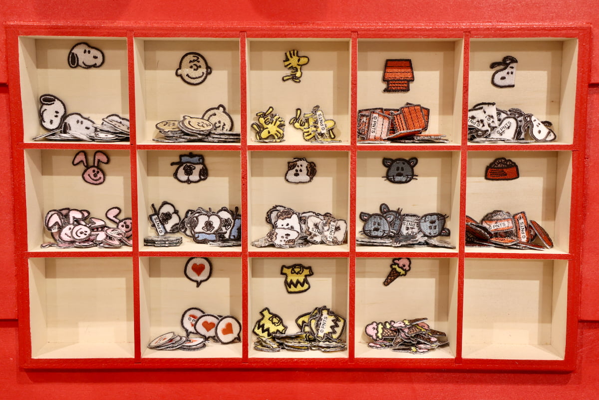 スヌーピーのマスコットタグワークショップを体験