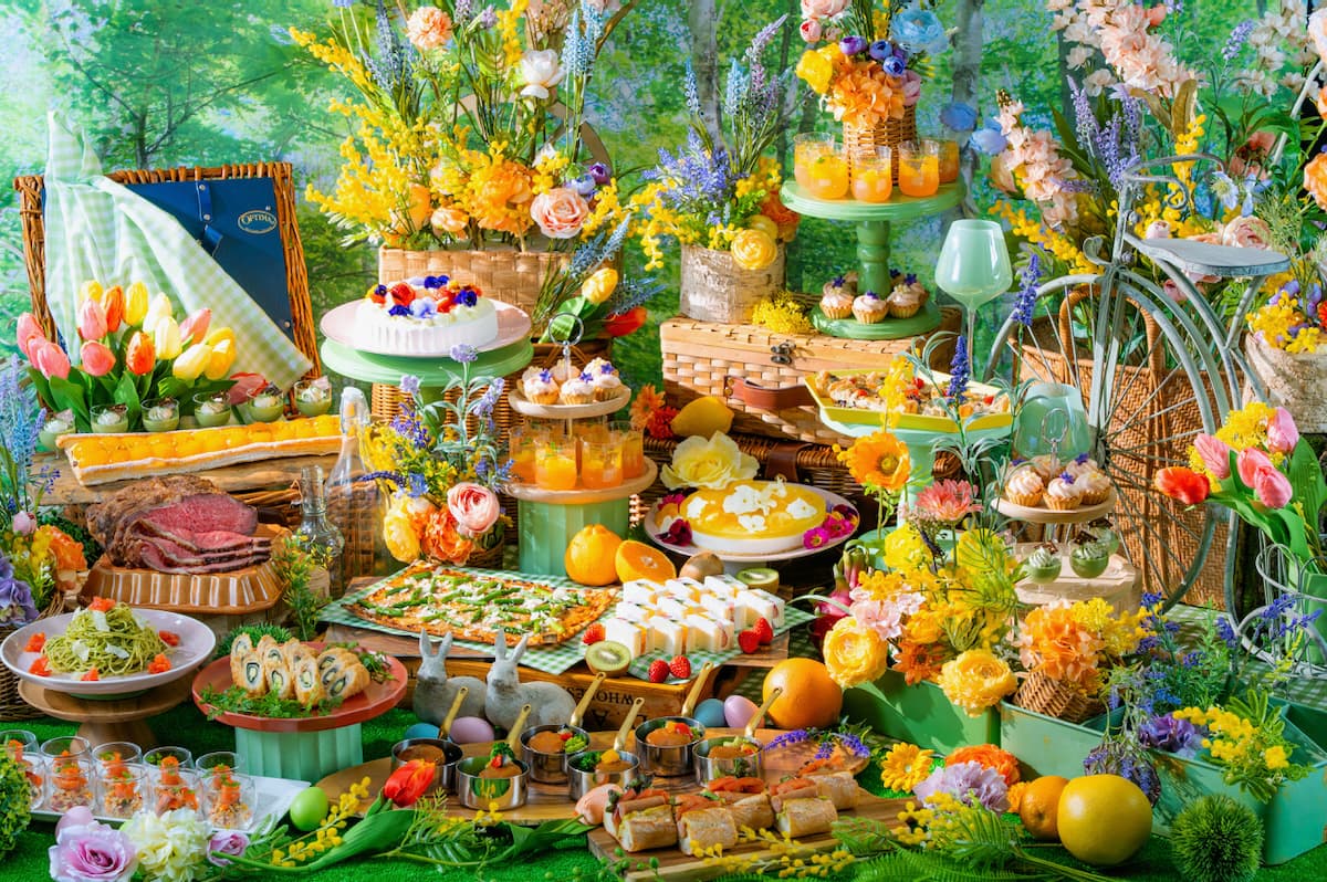 京王プラザホテル八王子「春色ピクニックブッフェ」4月スタート！彩り料理や自分好みのパンケーキも