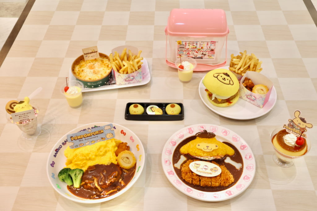 ポムポムプリン30周年を記念した限定フード