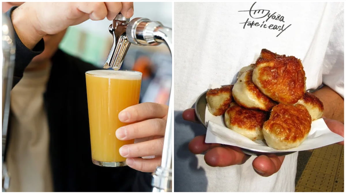 上石神井の老舗酒屋ビアバー「関町セラー」「福田餃子キッチンカー」