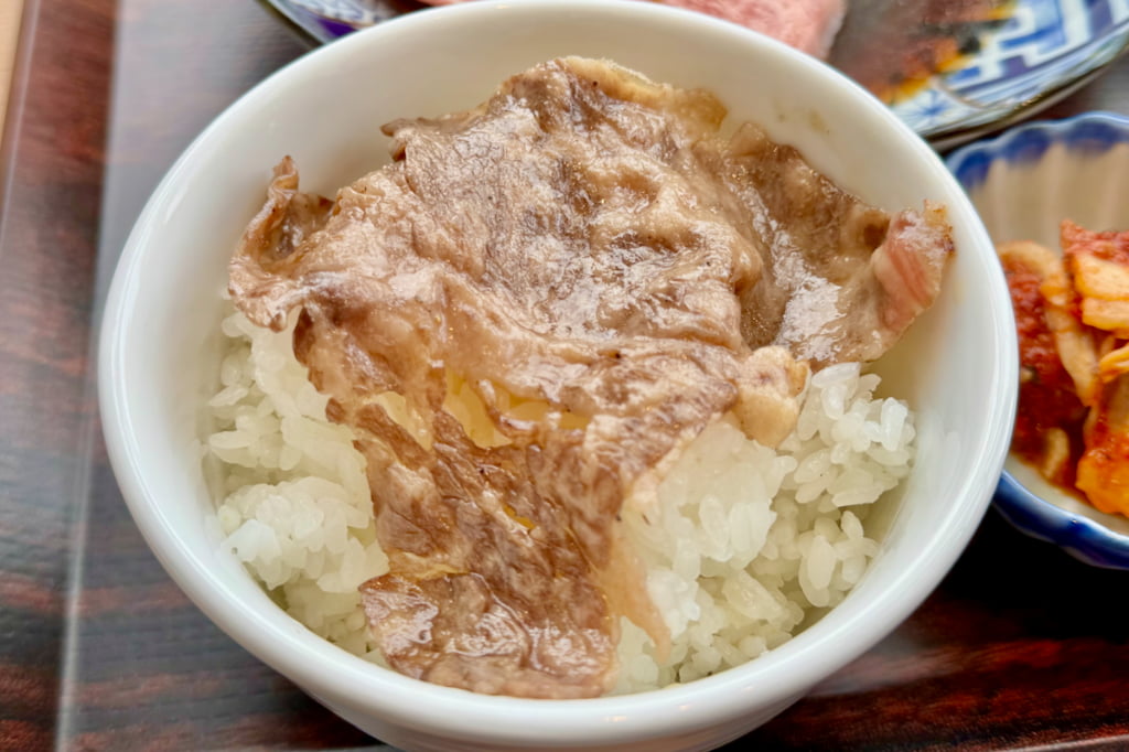 上ロースをオン・ザ・ライス