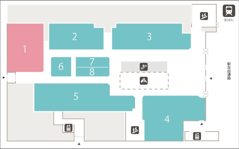 セレオ八王子北 2階マップ