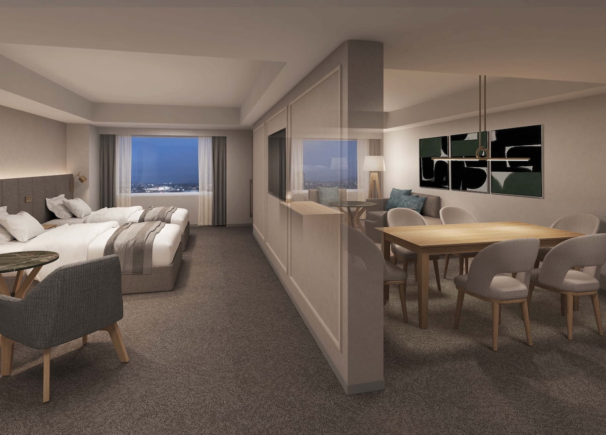 旧パレスホテル立川を改修した「THE NEXTT HOTEL」2027年3月1日(月)開業決定！多摩エリア最大級バンケットもスイートルームイメージ