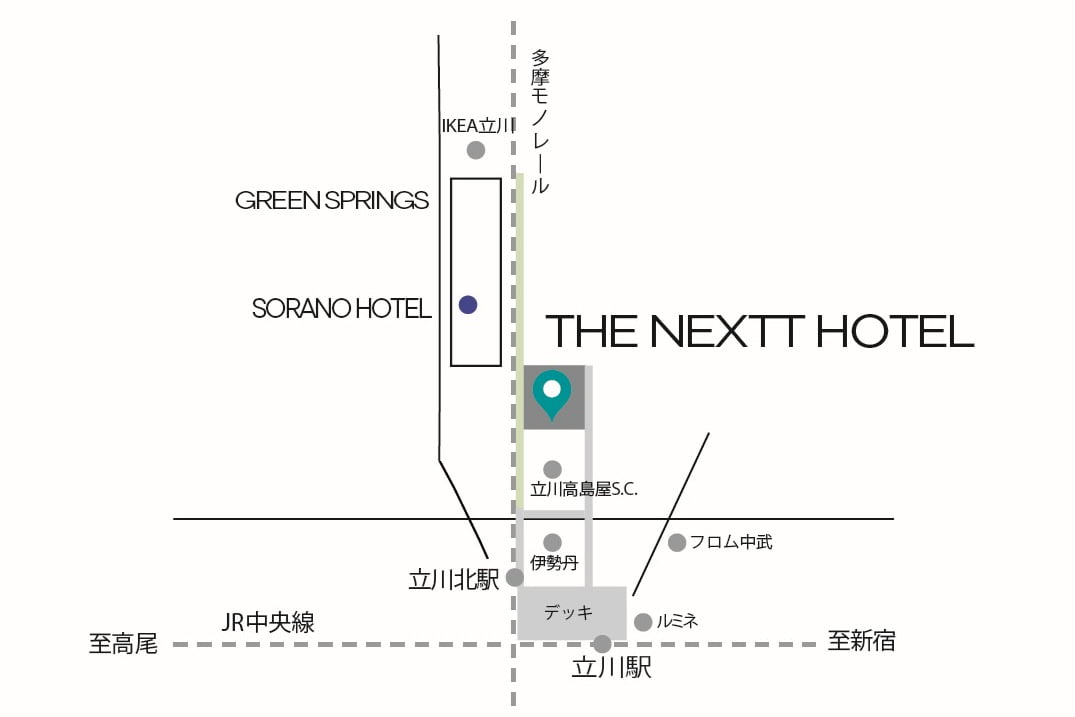 旧パレスホテル立川を改修した「THE NEXTT HOTEL」2027年3月1日(月)開業決定！多摩エリア最大級バンケットも